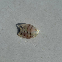 Load image into Gallery viewer, vintage mother of pearl fish pin
