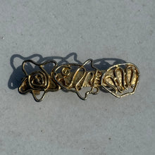 Load image into Gallery viewer, vintage fish swirl barrette
