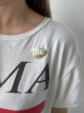 Load image into Gallery viewer, vintage mother of pearl fish pin
